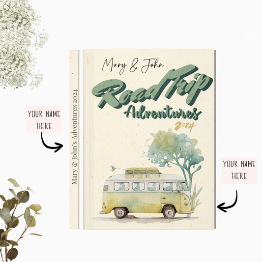 Personalized Road Trip Travel Journal: Adventure Keepsake Book
