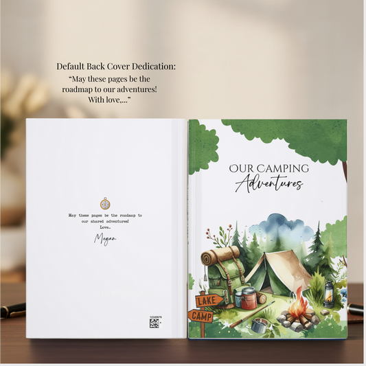 Personalized Camping Travel Journal: Adventure Keepsake Book