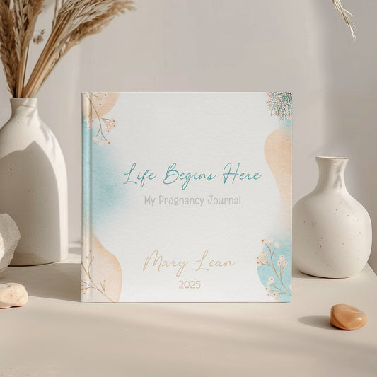 Personalized Pregnancy Journal - Baby Memory Book