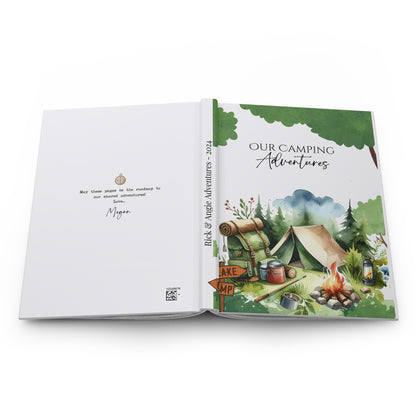 Personalized Camping Travel Journal: Adventure Keepsake Book