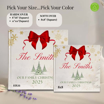 Personalized Christmas Memory Book: Family Keepsake Journal