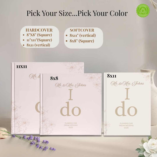 Personalized Wedding Planner Book - Keepsake Wedding Organizer