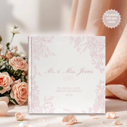 Personalized Wedding Planner Book - Keepsake Wedding Organizer