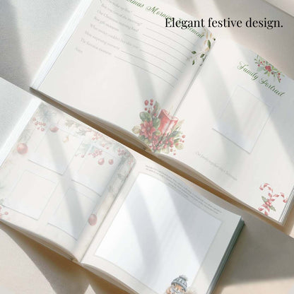 Personalized Christmas Memory Book: Family Keepsake Journal