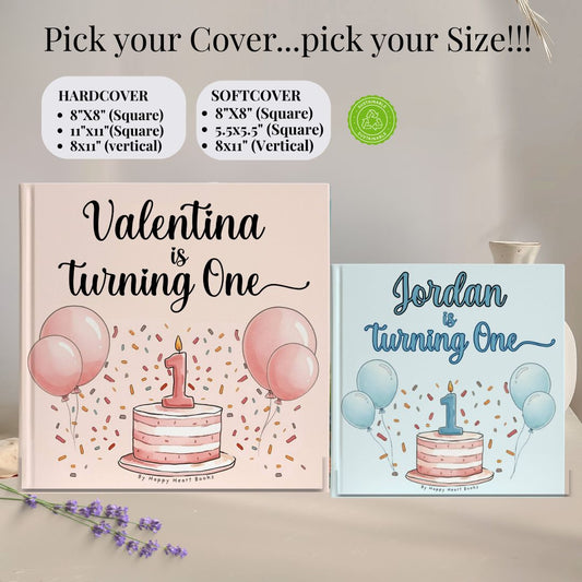 My First Birthday Book - Personalized Baby Book