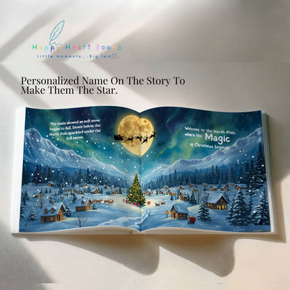“North Pole Adventure” - Personalized Christmas Book for Kids