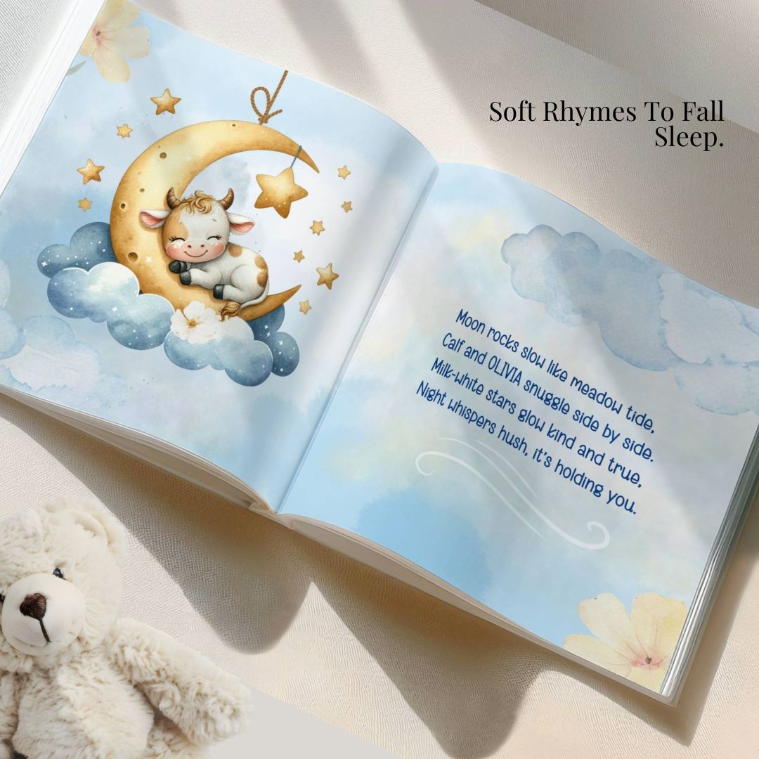 “To the Moon and Back” : Personalized Baby Book