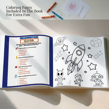 Personalized Children Book fo Boys : Leo Goes to Mars | Space Lovers Gift