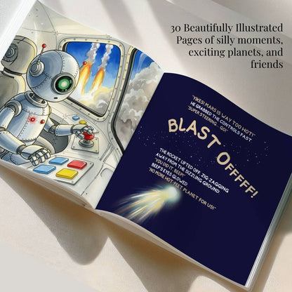 Personalized Children Book fo Boys : Leo Goes to Mars | Space Lovers Gift
