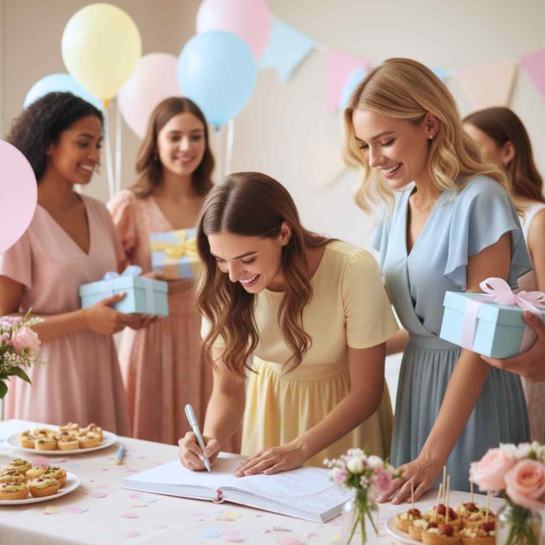 Personalized Baby Shower Guest Book - Baby Shower Gift