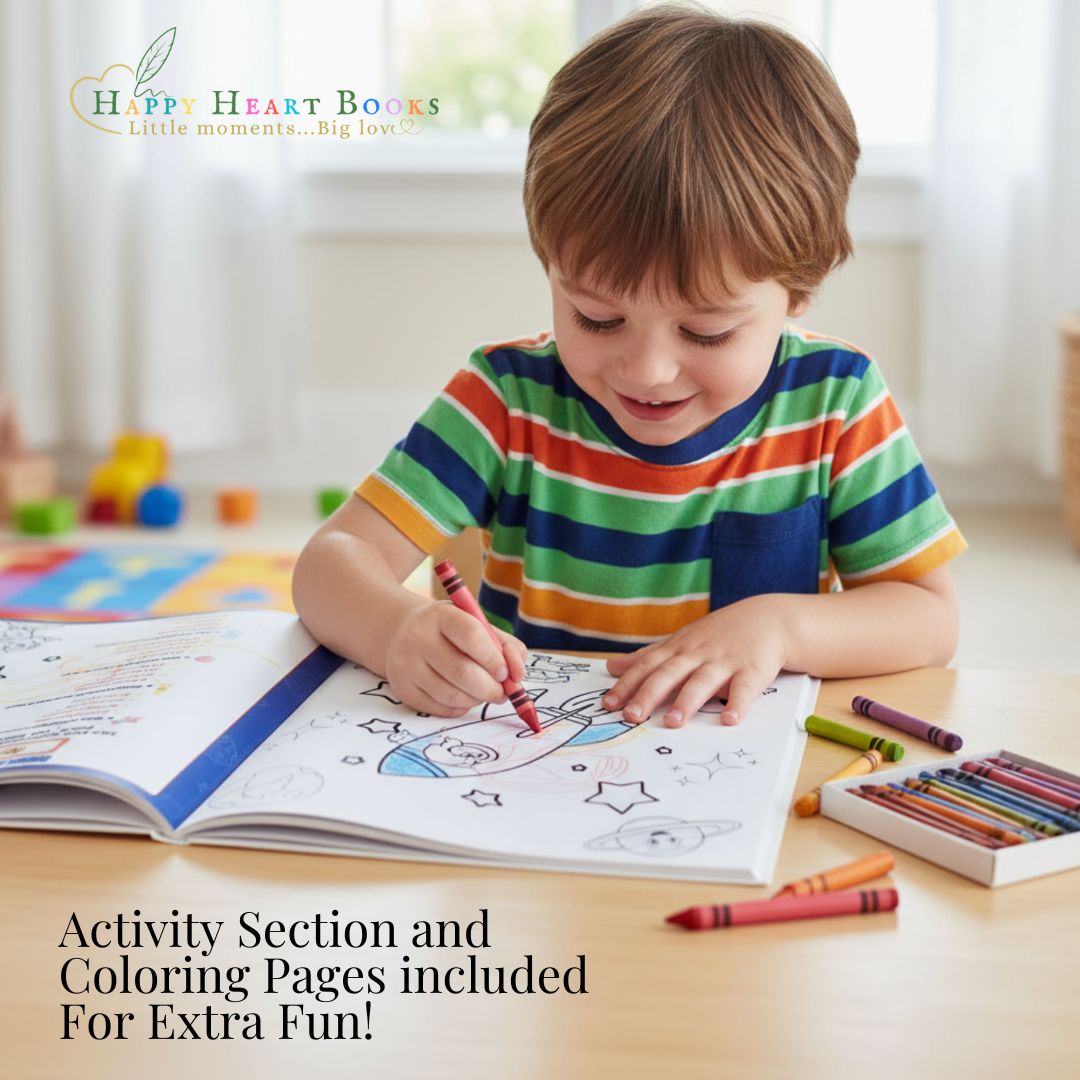 Personalized Children Book fo Boys : Leo Goes to Mars | Space Lovers Gift