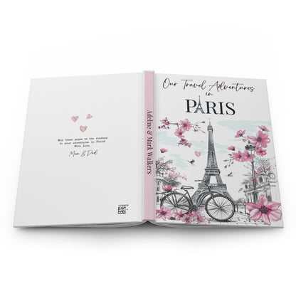 Personalized Paris Travel Journal: Choose Between Two Colors