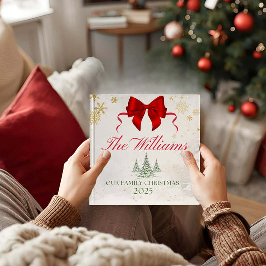Personalized Christmas Memory Book: Family Keepsake Journal
