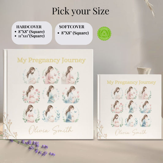 Personalized Pregnancy Journal - Baby Memory Book
