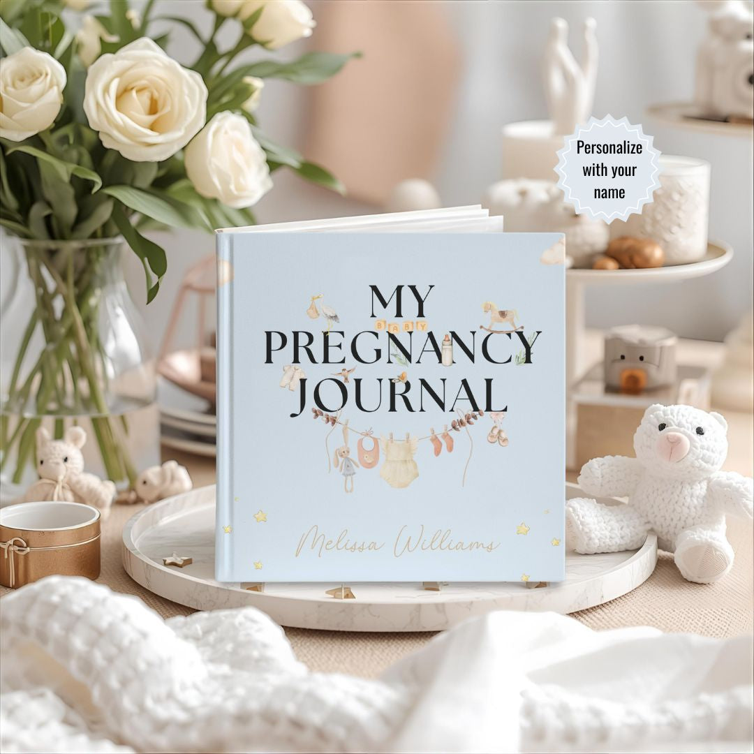 Personalized Pregnancy Journal - Baby Memory Book