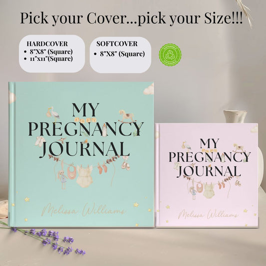 Personalized Pregnancy Journal - Baby Memory Book