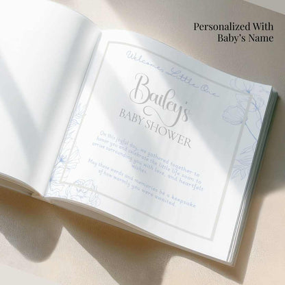 Personalized Baby Shower Guest Book - Baby Shower Gift