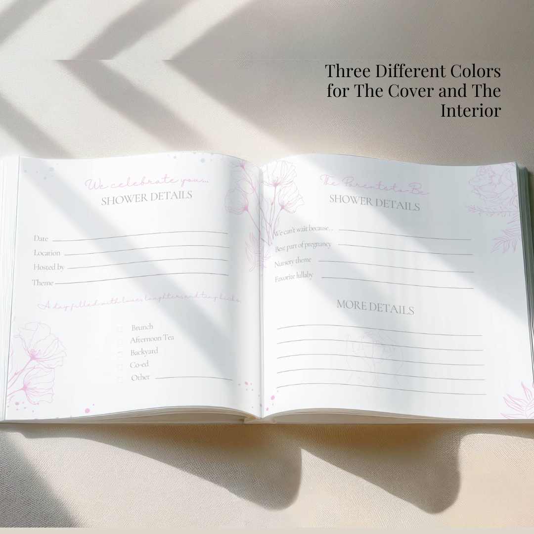 Personalized Baby Shower Guest Book - Baby Shower Gift