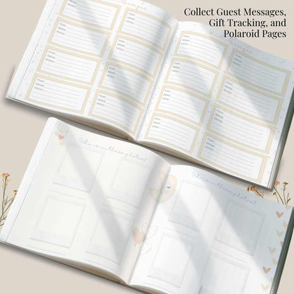 Personalized Baby Shower Guest Book - Baby Shower Gift