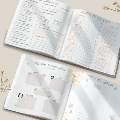 Personalized Pregnancy Journal - Baby Memory Book