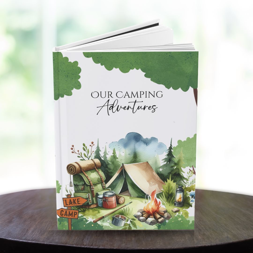 Personalized Camping Travel Journal: Adventure Keepsake Book