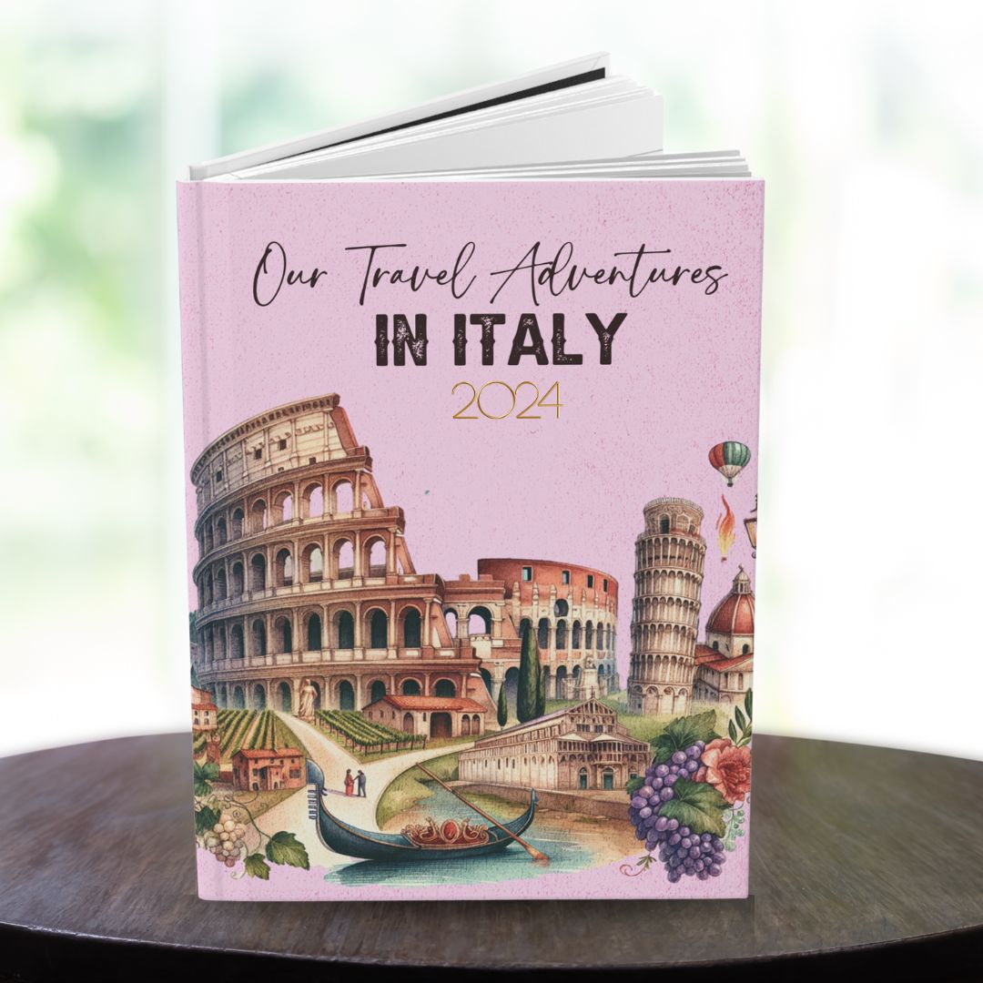 Personalized Italy Travel Journal: Vacation Keepsake Notebook