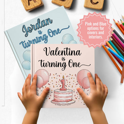 My First Birthday Book - Personalized Baby Book