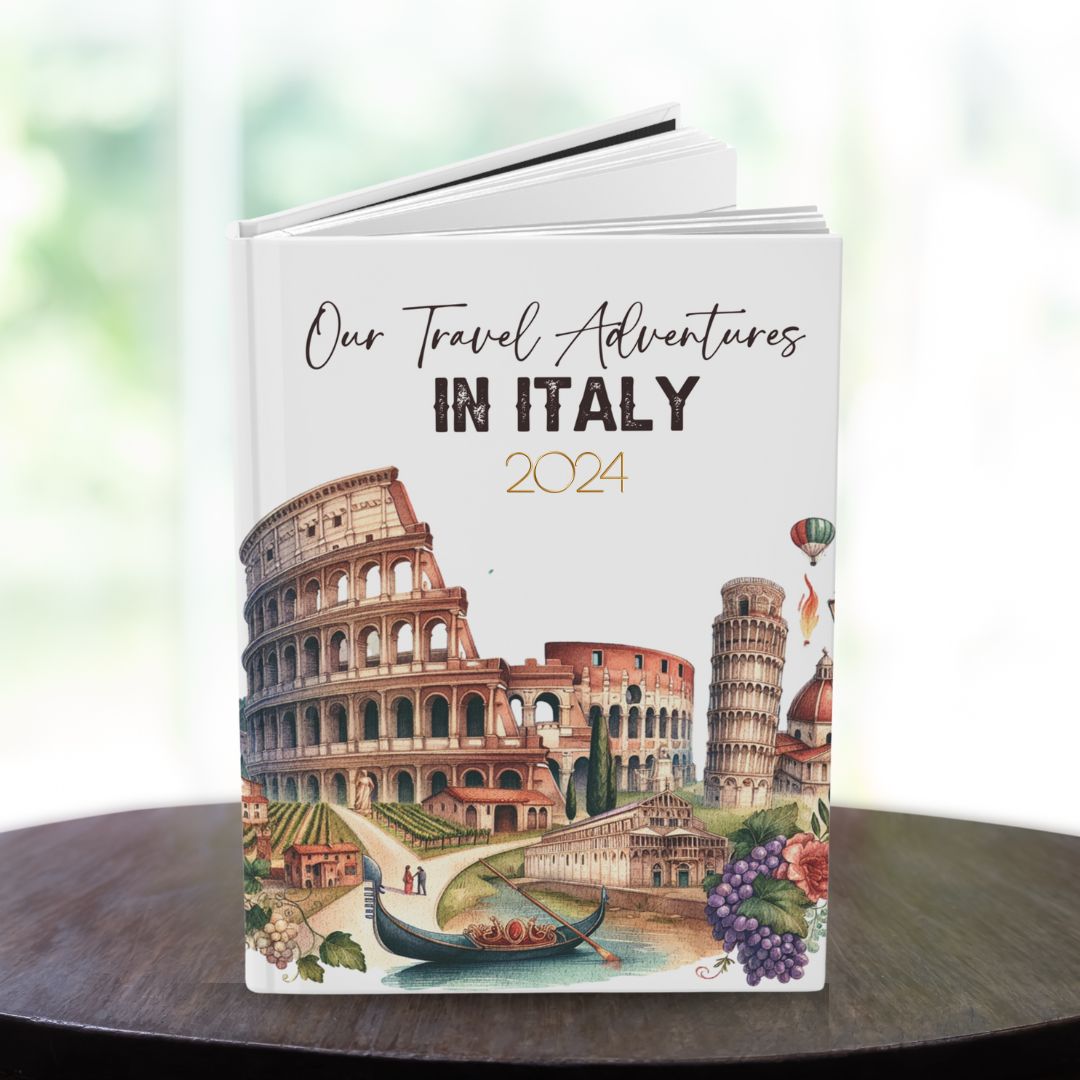 Personalized Italy Travel Journal: Vacation Keepsake Notebook