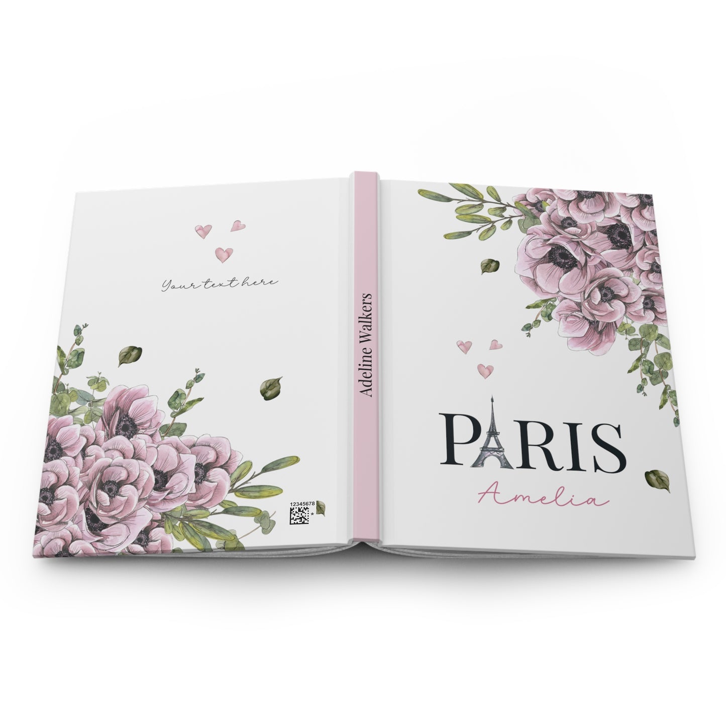 Personalized Paris Travel Journal: Paris Trip Gift