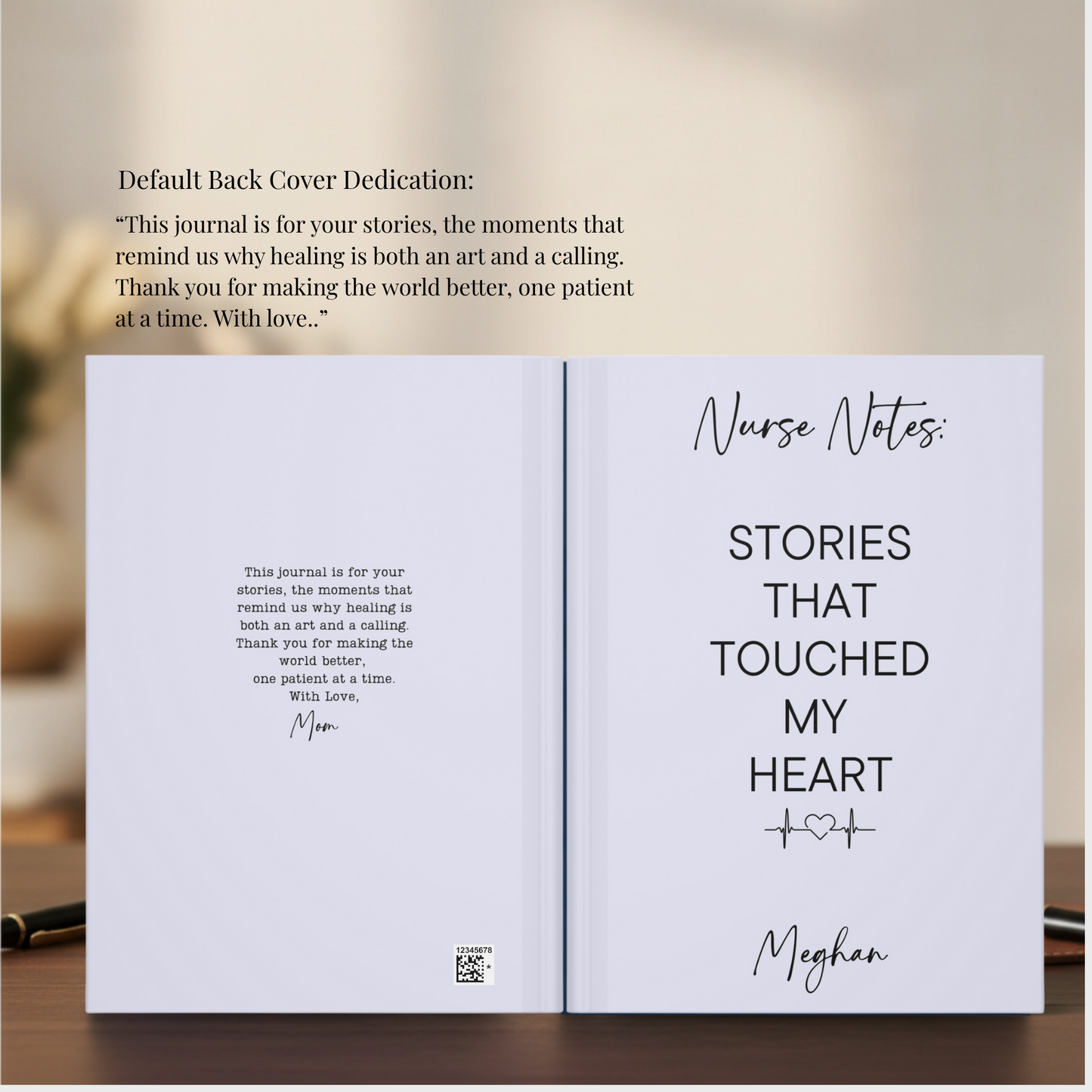 Personalized Nurse Journal: Nurse Appreciation Week