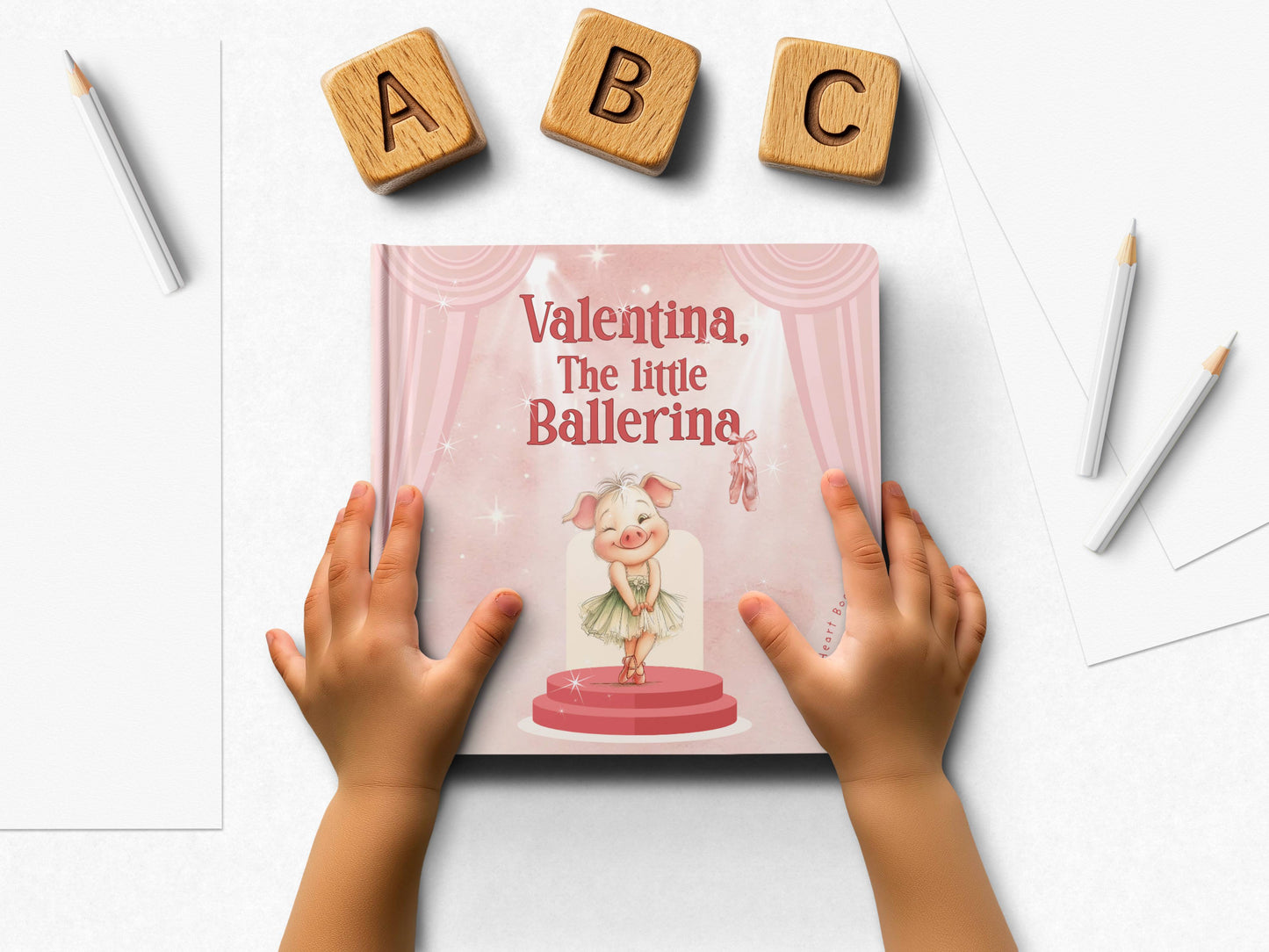 Personalized Ballerina Book For Girls - The Little Pig Who Dreamed to Dance