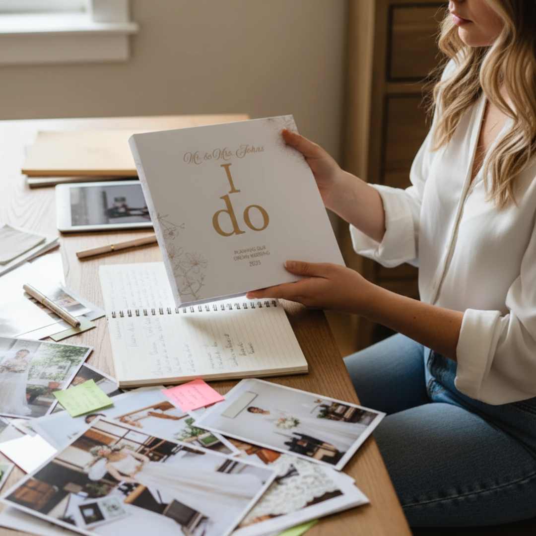 Personalized Wedding Planner Book - Keepsake Wedding Organizer