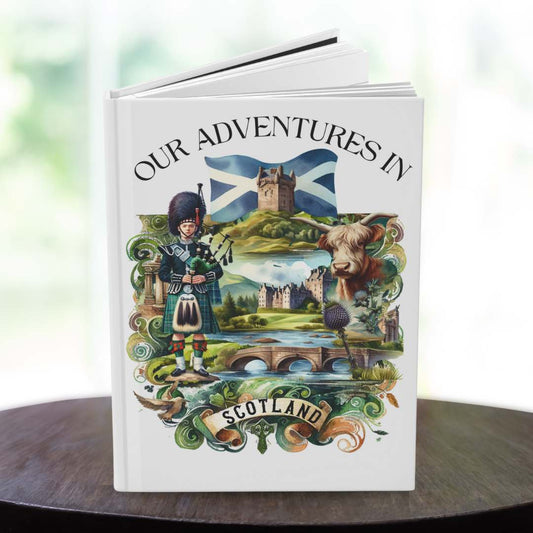 Personalized Scotland Travel Journal: Vacation Keepsake Notebook