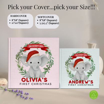 My First Christmas - Personalized Baby Book