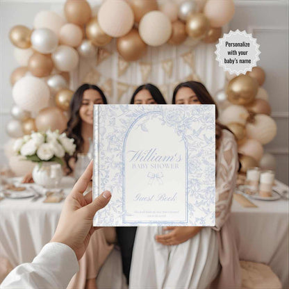 Personalized Baby Shower Guest Book - Baby Shower Gift