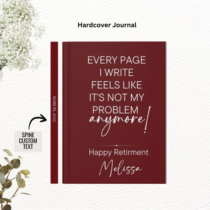 Personalized Retirement Journal - New Beginning Journal