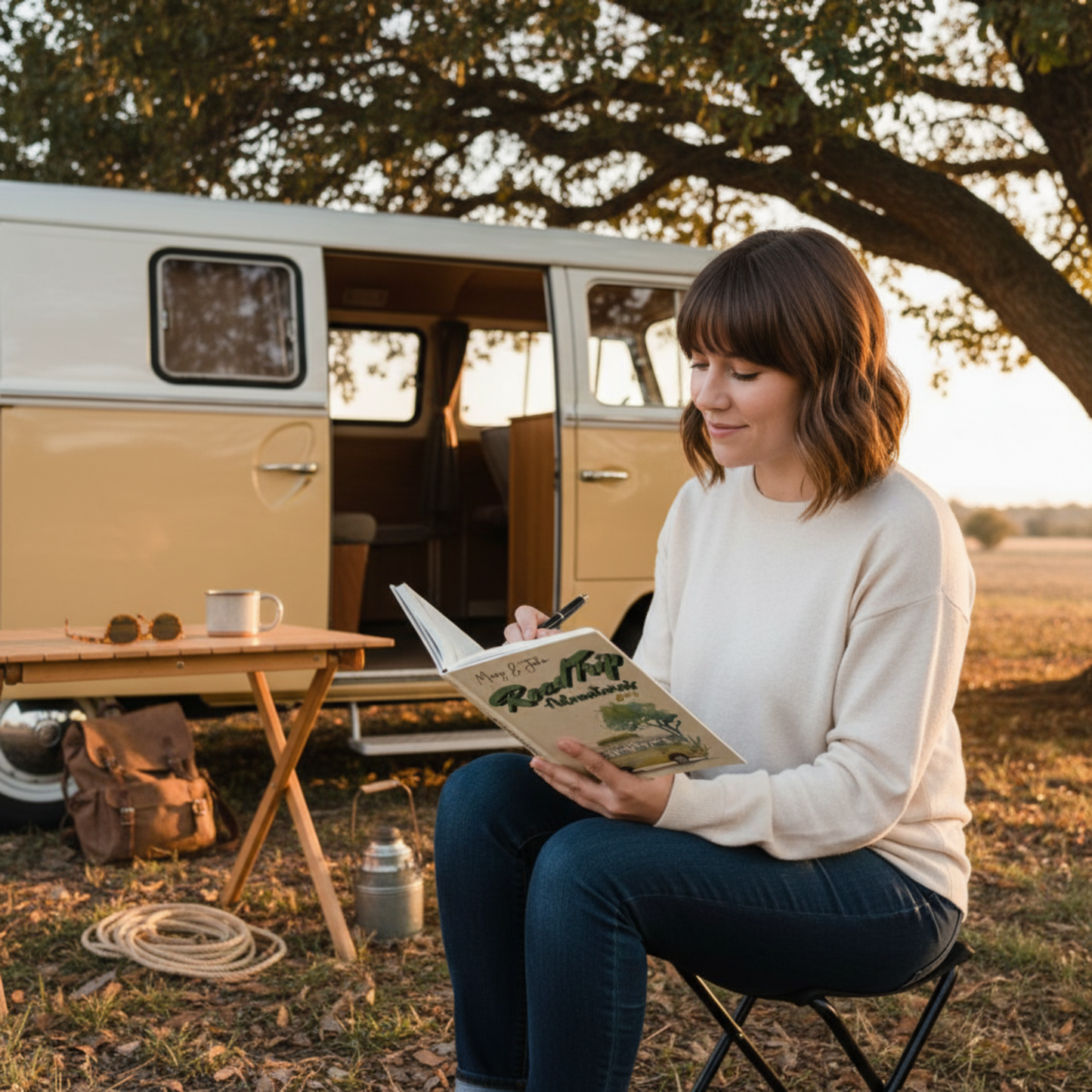 Personalized Road Trip Travel Journal: Adventure Keepsake Book