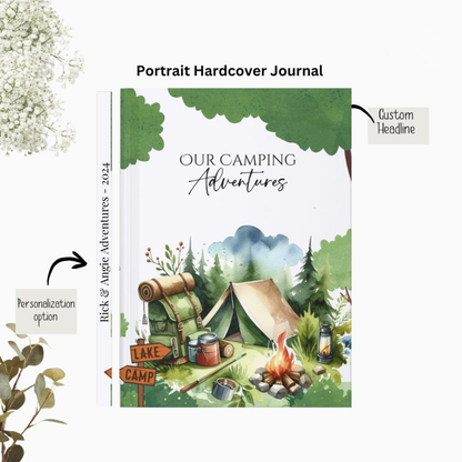 Personalized Camping Travel Journal: Adventure Keepsake Book