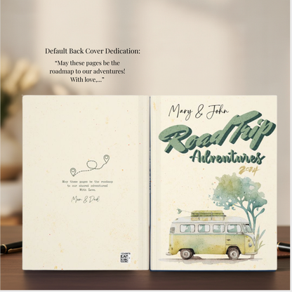 Personalized Road Trip Travel Journal: Adventure Keepsake Book