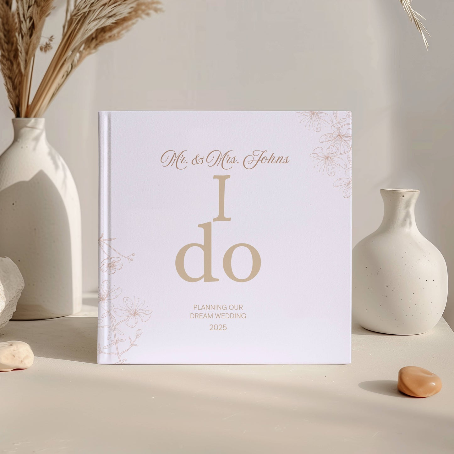 Personalized Wedding Planner Book - Keepsake Wedding Organizer