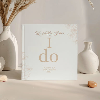 Personalized Wedding Planner Book - Keepsake Wedding Organizer