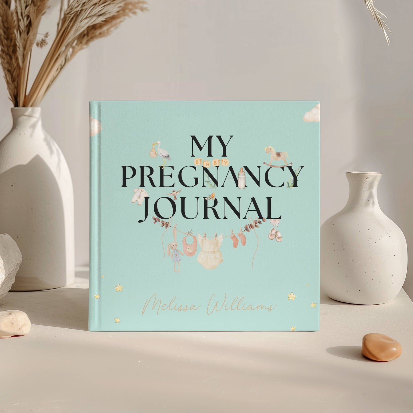 Personalized Pregnancy Journal - Baby Memory Book