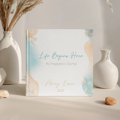 Personalized Pregnancy Journal - Baby Memory Book
