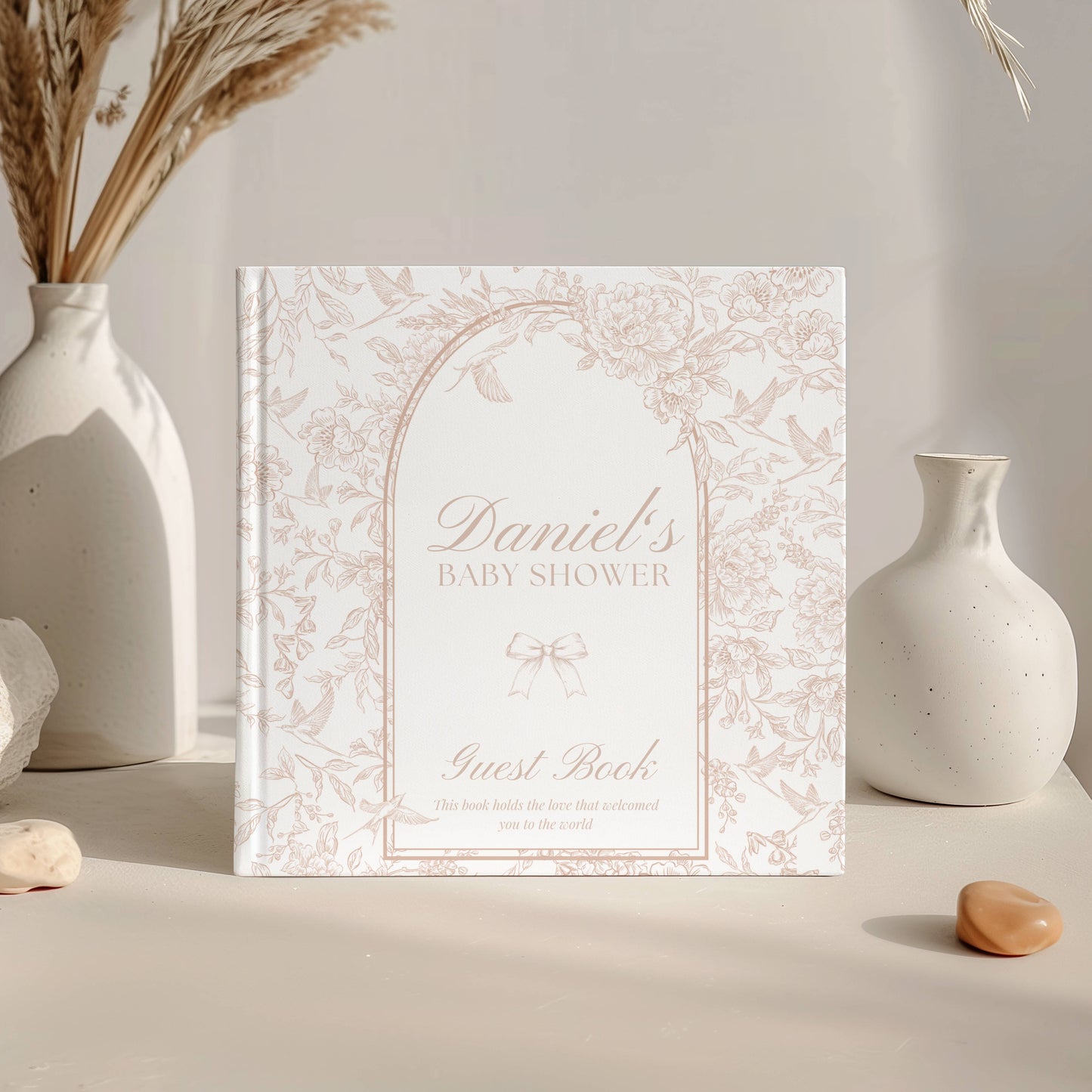 Personalized Baby Shower Guest Book - Baby Shower Gift