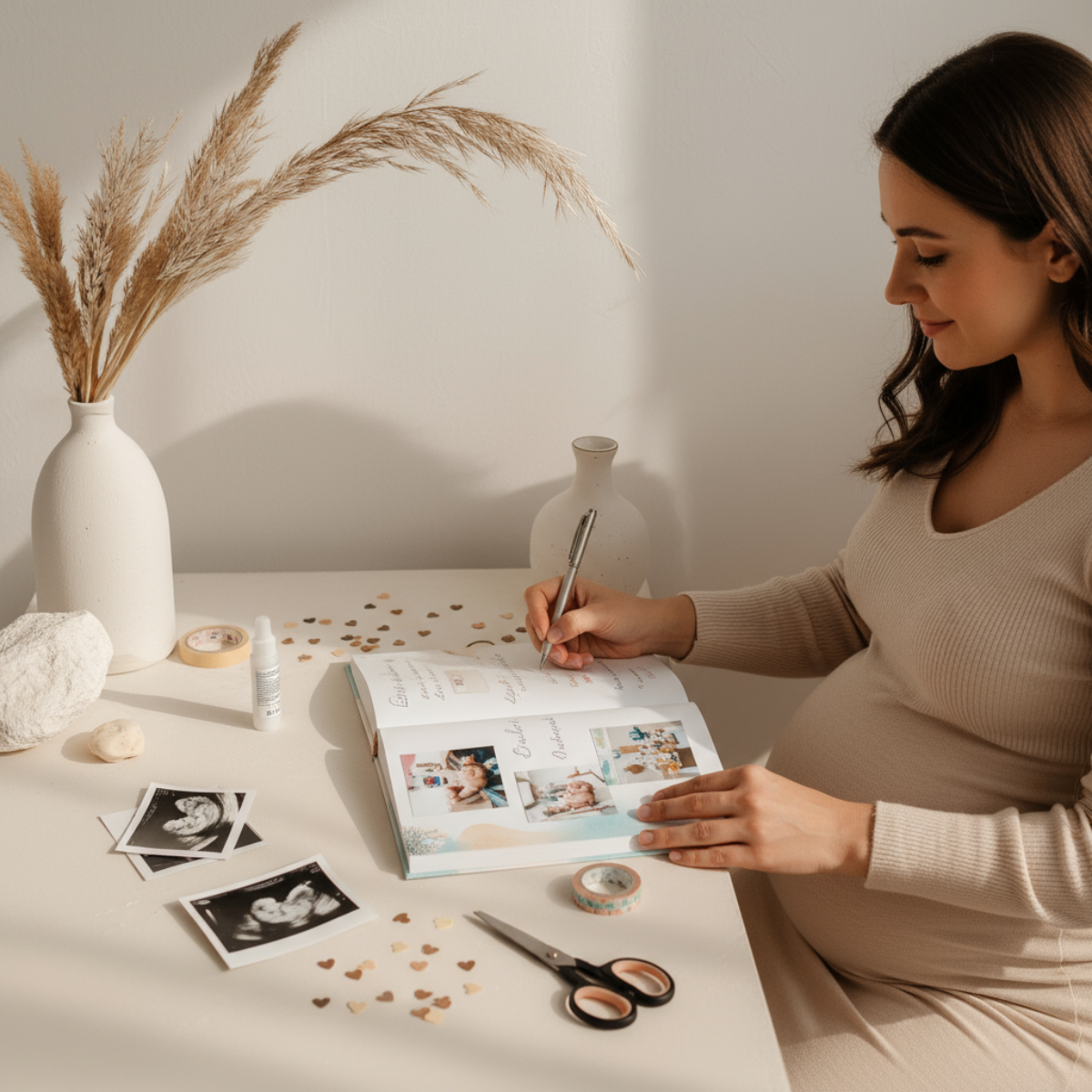 Personalized Pregnancy Journal - Baby Memory Book