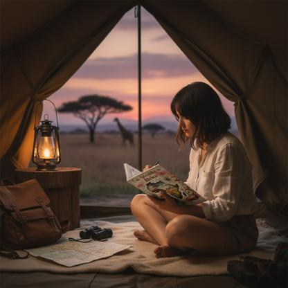 Personalized Africa Travel Journal: Safari Adventure Keepsake