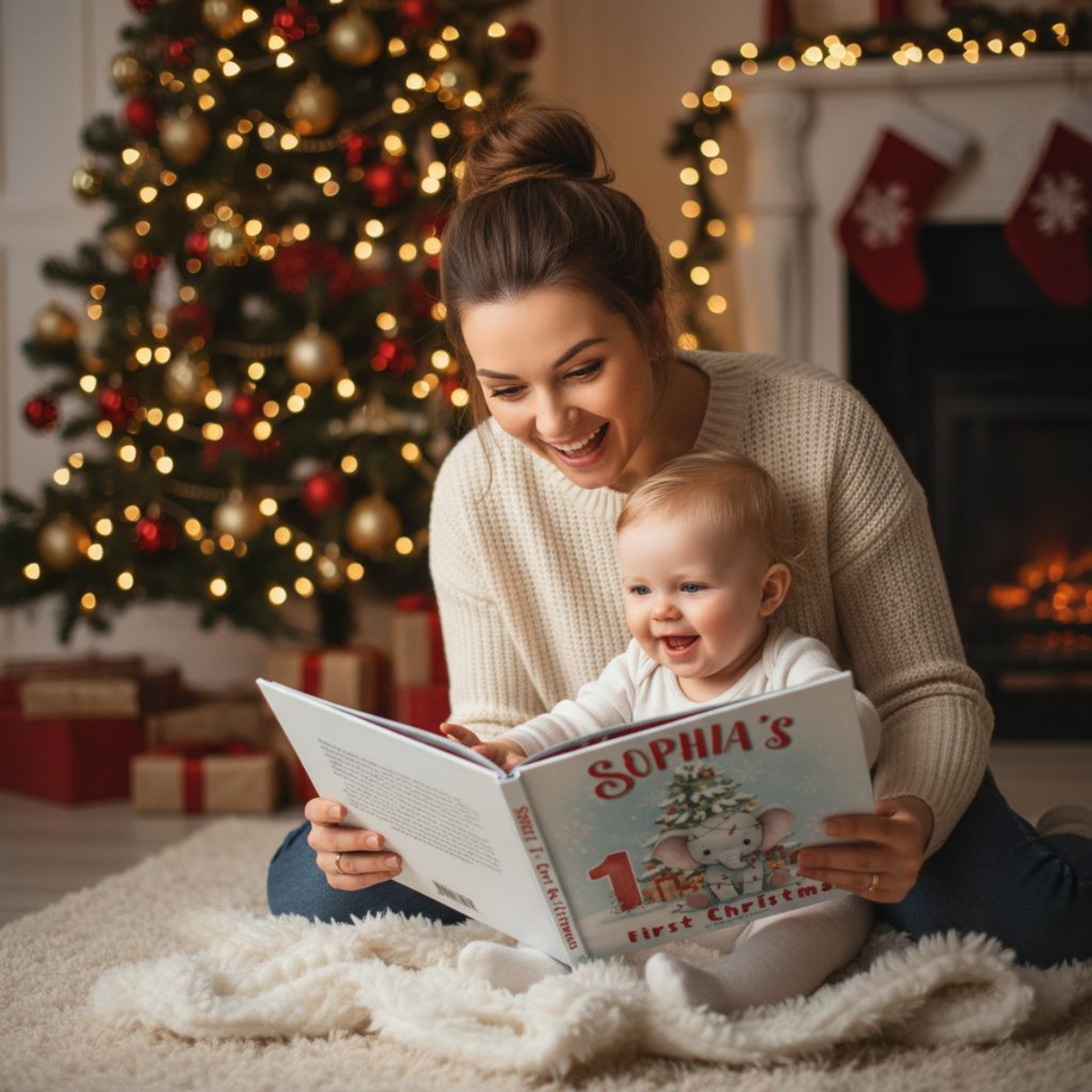 Personalized Baby Christmas Book - My First Christmas Story