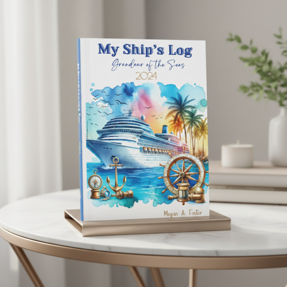 Personalized Cruise Journal — Custom Ship Name & Year