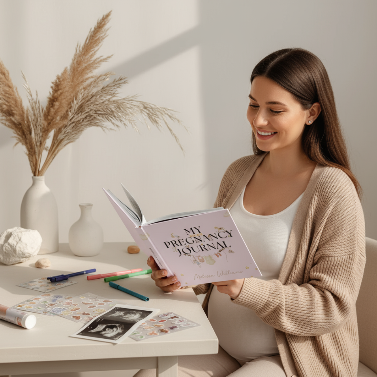 Personalized Pregnancy Journal - Baby Memory Book