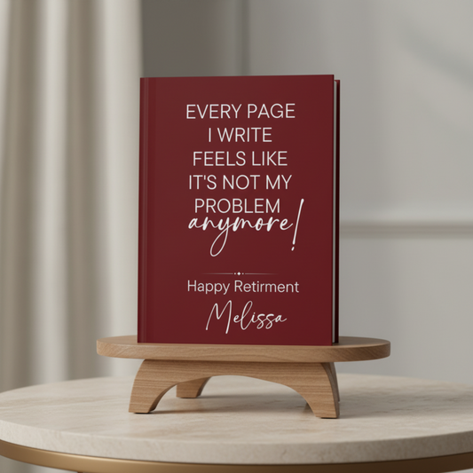 Personalized Retirement Journal - New Beginning Journal